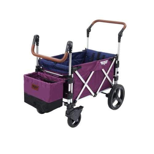 keenz 7s premium deluxe foldable wagon stroller purple