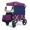 keenz 7s premium deluxe foldable wagon stroller purple