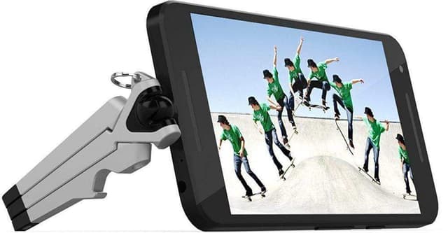 ستاند موبايل (حامل موبايل)  3 أرجل مع حلقة KENU Stance 2.0 - Compact Tripod USB Type C + Key Ring