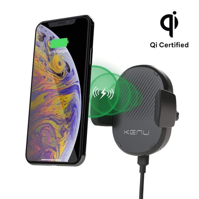 kenu airframe qi wireless charging car vent mount