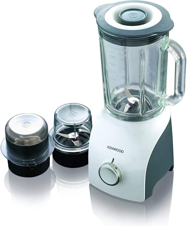 خلاط kenwood مع مطحنة ، ابيض – 800 واط كفاءة عالية -  - BLP605WH