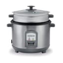 طباخ طهي أرز بالبخار من kenwood ، 1000 واط ن سعة كبيرة 16 كوب أرز ، لون ستيل غير قابل للصدأ- RCM71.000SS