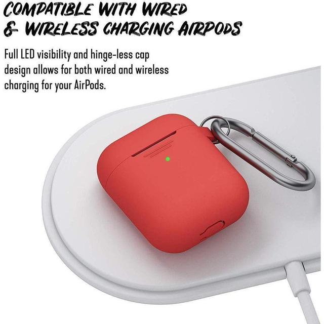 keybudz podskinz keychain 2g airpods 1 2 case lava red - SW1hZ2U6NTcxNDQ=