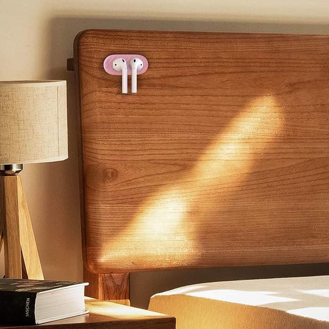 قاعدة مغناطيسية لتثبيت السماعات KeyBudz - AirDockz - Magnetic Dock Accessory for AirPods - زهري