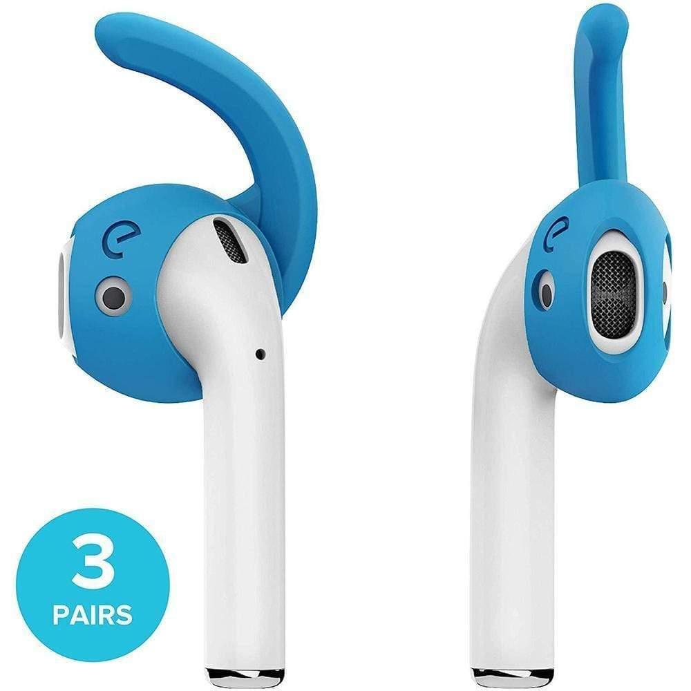 keybudz earbudz ear hooks covers 2 0 3 pairs sky blue