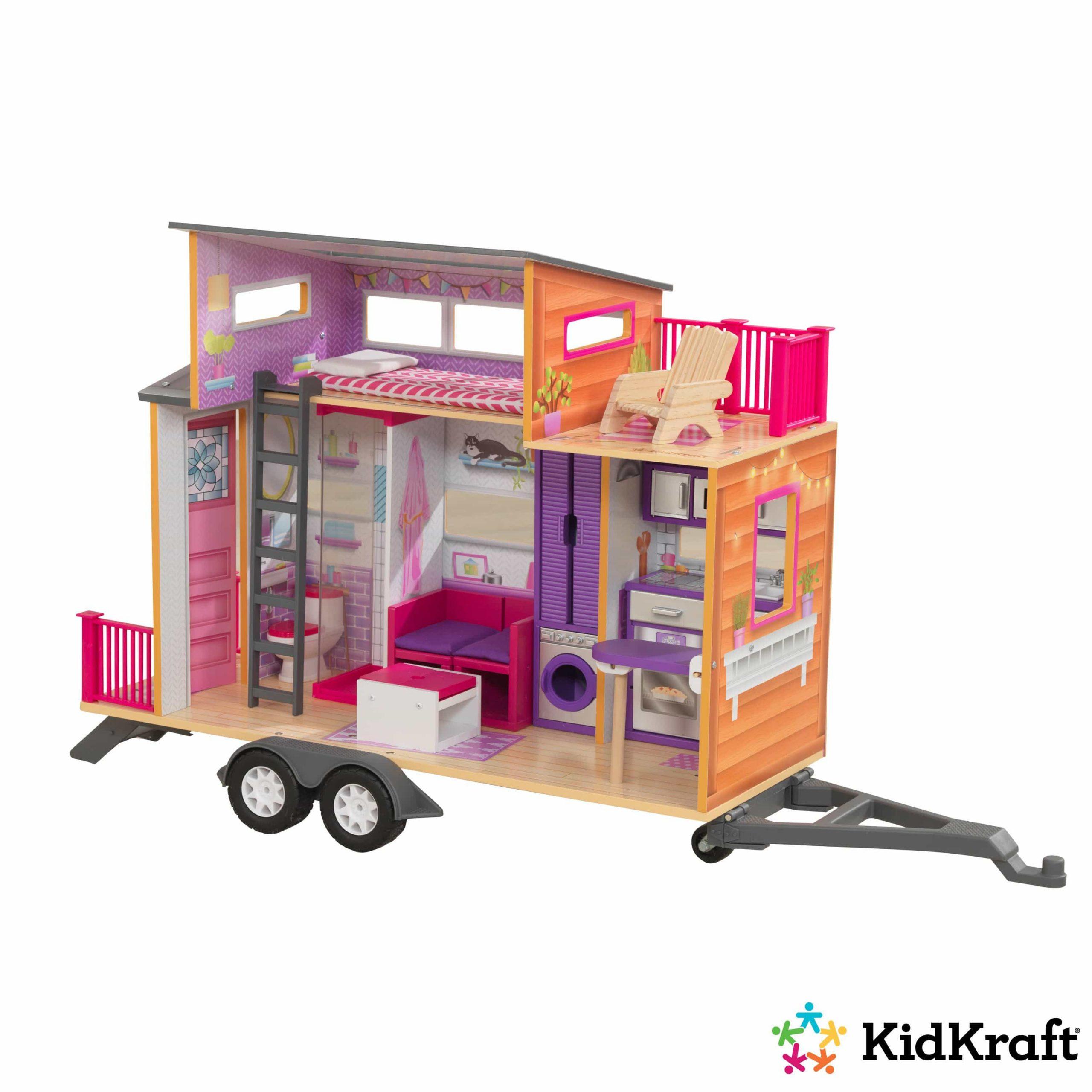 لعبة بيت الدمى المتحرك KidKraft - Teeny House Dollhouse