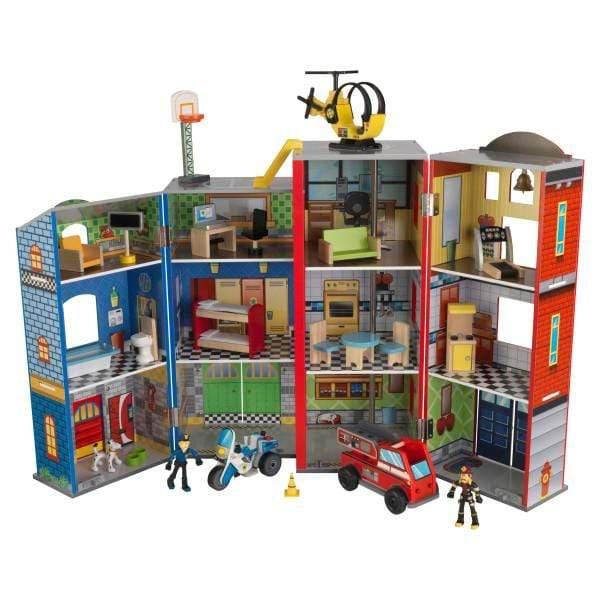 لعبة بيت الأبطال KidKraft - Everyday Heroes Playset