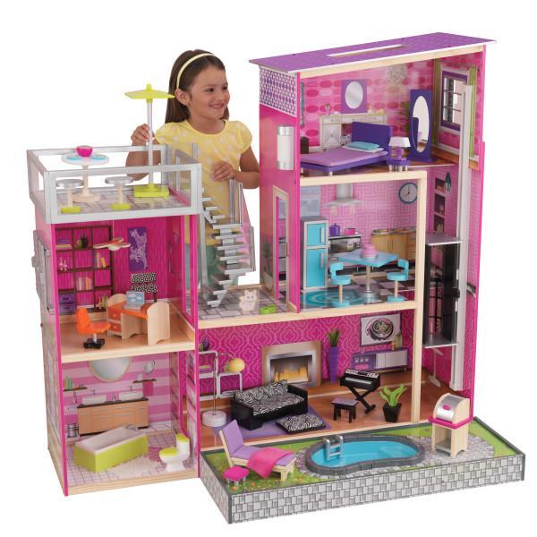 لعبة بيت الدمى KidKraft - Uptown Dollhouse