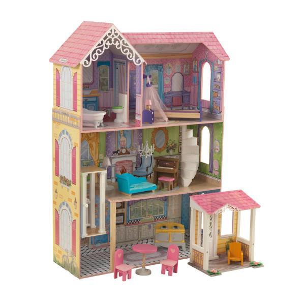 لعبة بيت الدمى KidKraft - Veronica Dollhouse - زهري