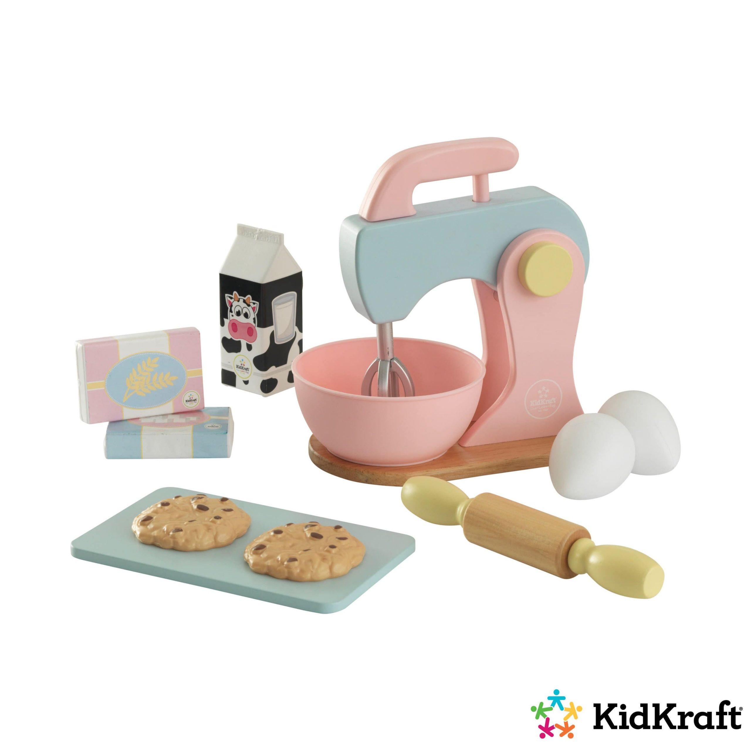 kidkraft baking set pastel