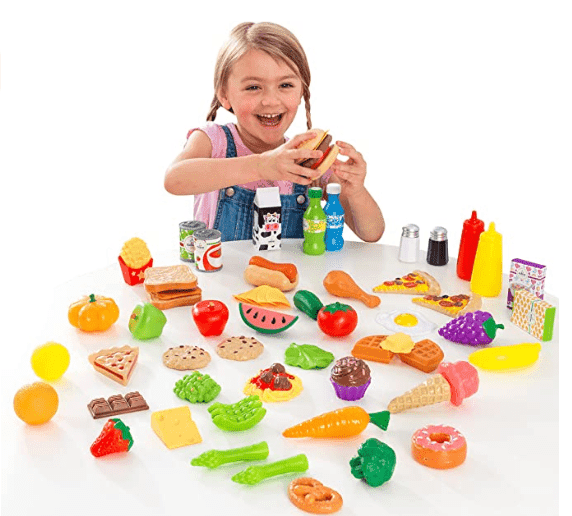 مجموعة ألعاب الطعام KidKraft - 65 Piece Food Set