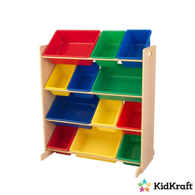 12 صندوق تخزين للأطفال KidKraft - Sort it & Store It Bin