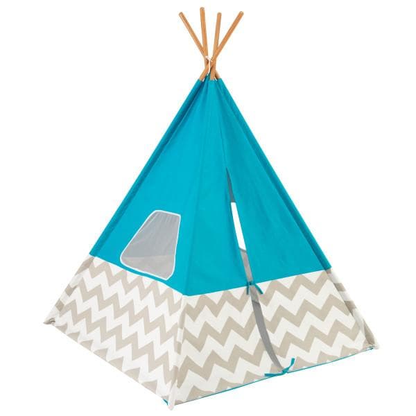 لعبة خيمة الأطفال KidKraft - Deluxe Play Teepee - أزرق