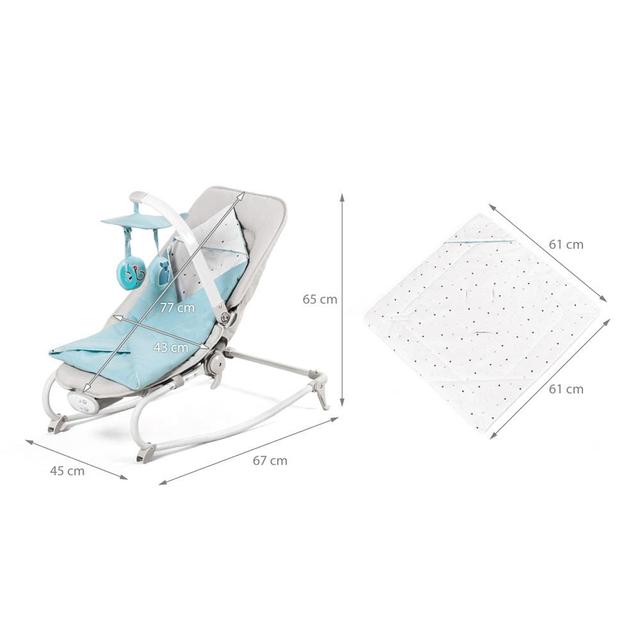 kinderkraft reclining chair felio light blue - SW1hZ2U6ODIyODY=