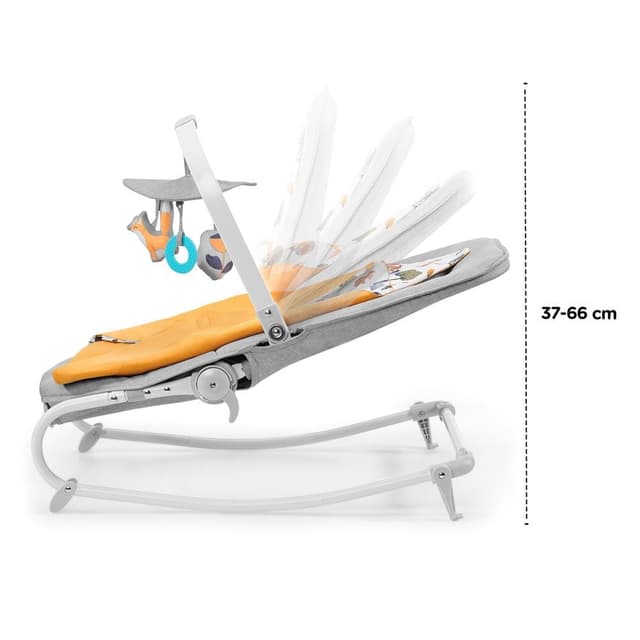 كرسي الإسترخاء لون أصفر Kinderkraft  FELIO forest 2020