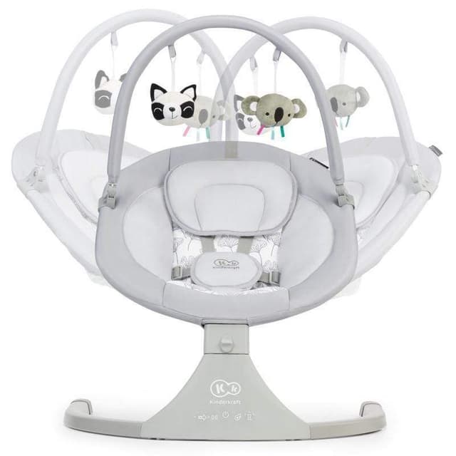 كرسي هزاز اطفال رمادي كيندر كرافت kinderkraft Grey Baby Rocker Luli