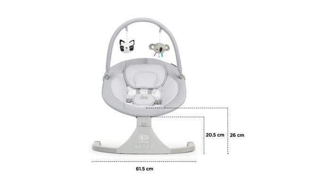 كرسي هزاز اطفال رمادي كيندر كرافت kinderkraft Grey Baby Rocker Luli