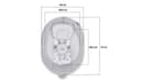 كرسي هزاز اطفال رمادي كيندر كرافت kinderkraft Grey Baby Rocker Luli