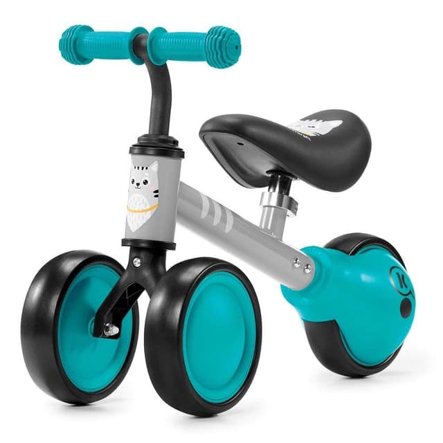 سيكل اطفال ثلاث كفرات لون تركواز كيندر كرافت kinderkraft Turquoise Mini Balance Bike Cutie