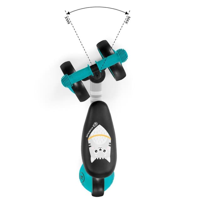 سيكل اطفال ثلاث كفرات لون تركواز كيندر كرافت kinderkraft Turquoise Mini Balance Bike Cutie