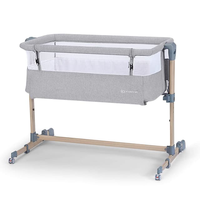 kinderkraft baby cot neste air grey