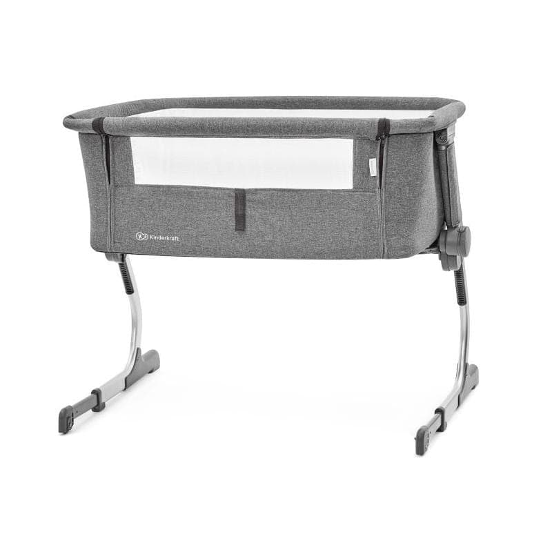 kinderkraft baby cot uno gray