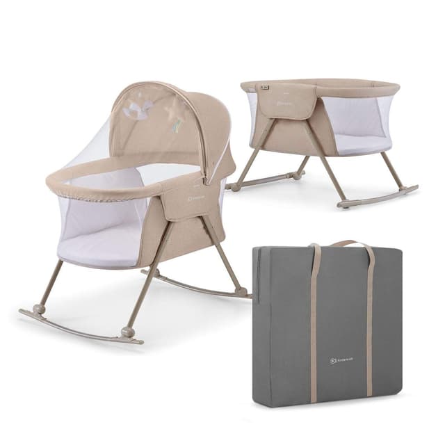 kinderkraft baby cot cradle lovi beige