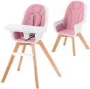 kinderkraft high chair 2in1 tixi pink - SW1hZ2U6ODIxNjU=