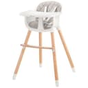 kinderkraft high chair sienna grey