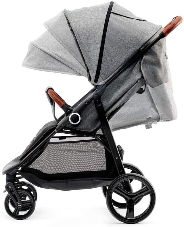 kinderkraft pushchair grande gray