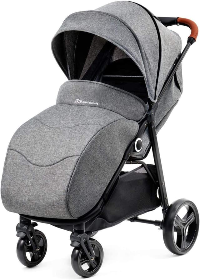 kinderkraft pushchair grande gray