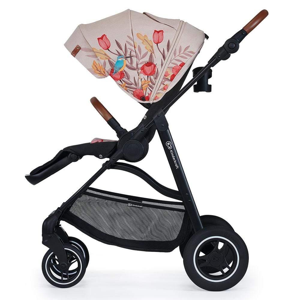 kinderkraft pushchair all road bird pattern