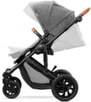 kinderkraft stroller prime 2020 with car seat and accessoriess 3in1 grey mommy bag