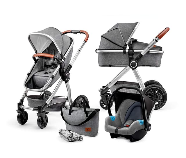 kinderkraft multipurpose carriage 3in1 veo grey