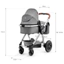 kinderkraft multipurpose carriage 3in1 veo grey