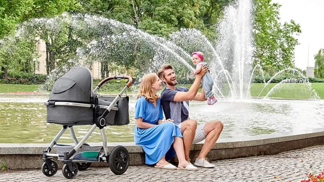 kinderkraft multipurpose carriage 3in1 veo grey