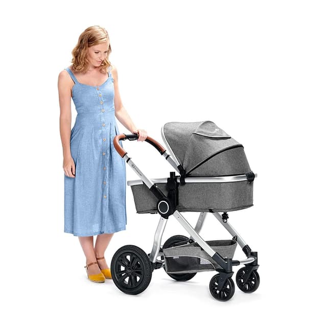 kinderkraft multipurpose carriage 3in1 veo grey