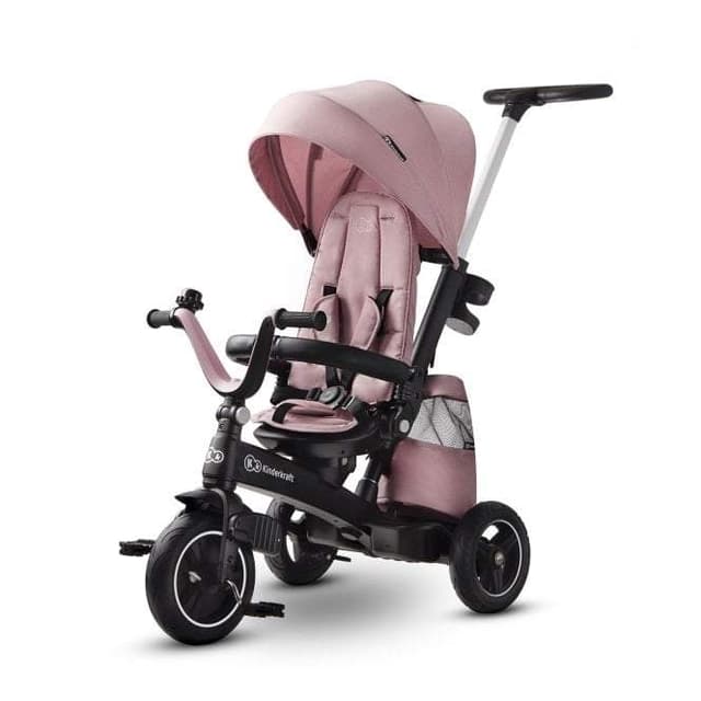 kinderkraft tricycle easytwist mauvelous pink