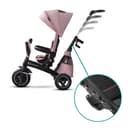 kinderkraft tricycle easytwist mauvelous pink