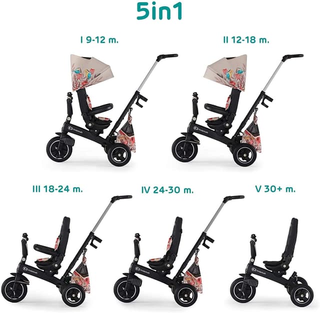 kinderkraft tricycle easytwist bird