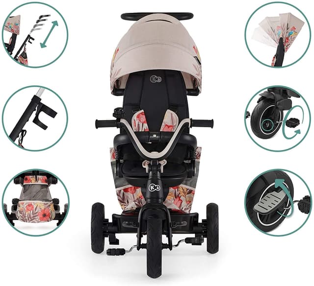 kinderkraft tricycle easytwist bird