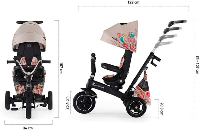 kinderkraft tricycle easytwist bird