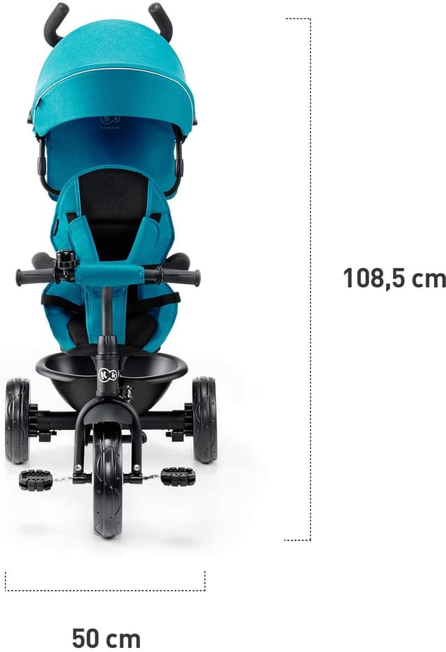 دراجة ثلاثية العجلات لون تركوازي Kinderkraft ASTON