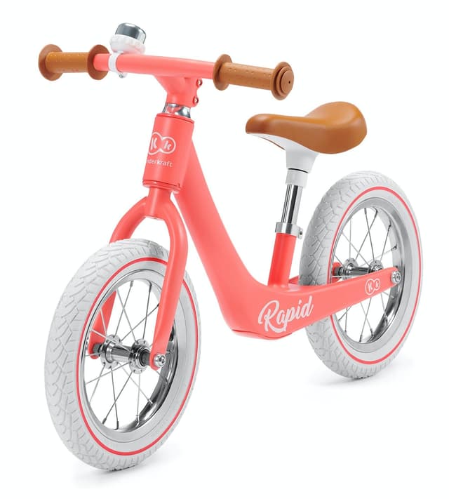 kinderkraft balance bike rapid magic coral