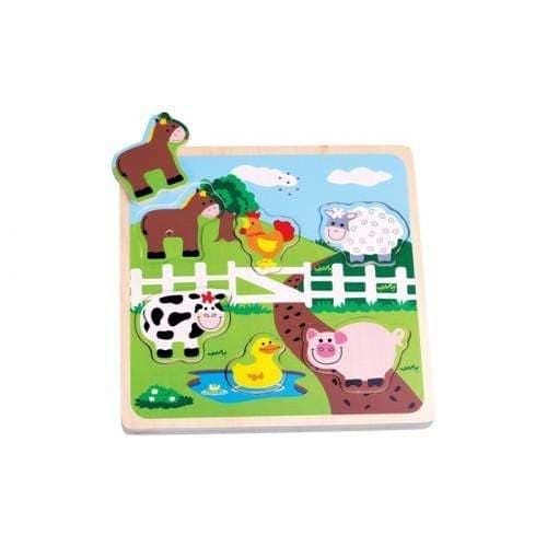 Lelin farm sound puzzle
