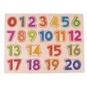 لوحة الارقام للاطفال خشب ليلين Lelin Wood Number Board