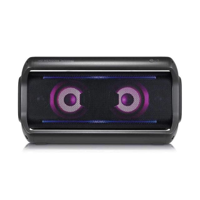 lg pk7 xboom go water resistant wireless bluetooth party speaker black