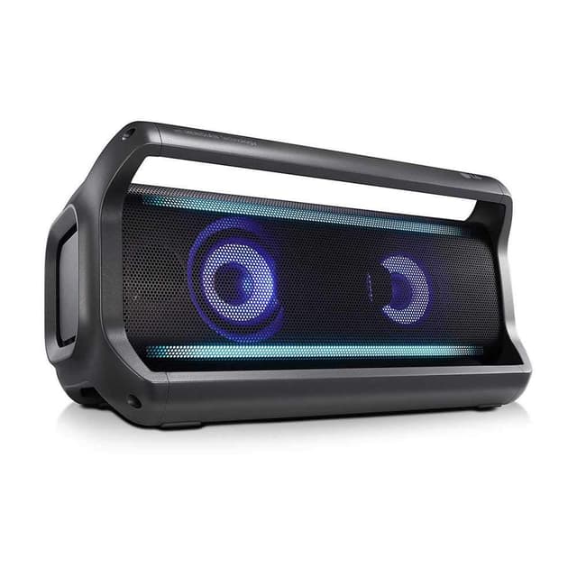 lg pk7 xboom go water resistant wireless bluetooth party speaker black