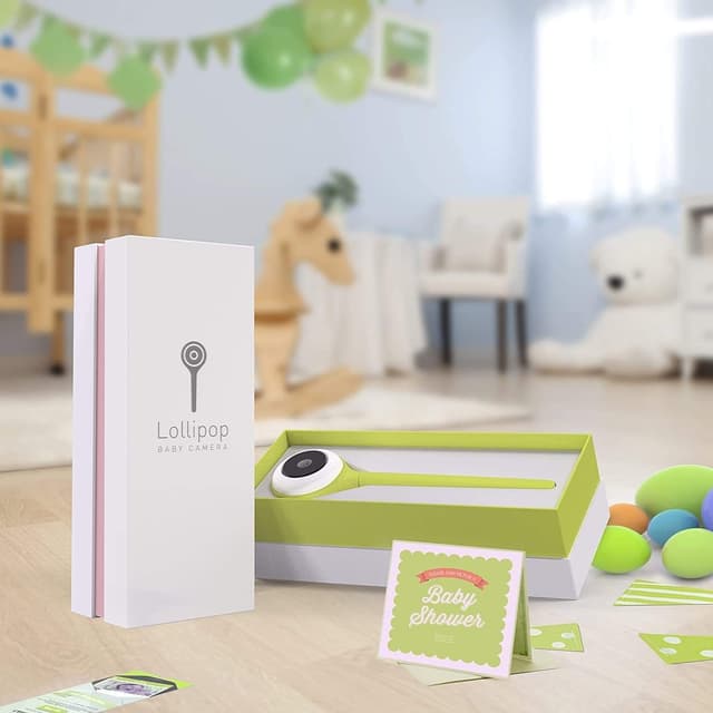 lollipop hd wifi video baby monitor pistachio