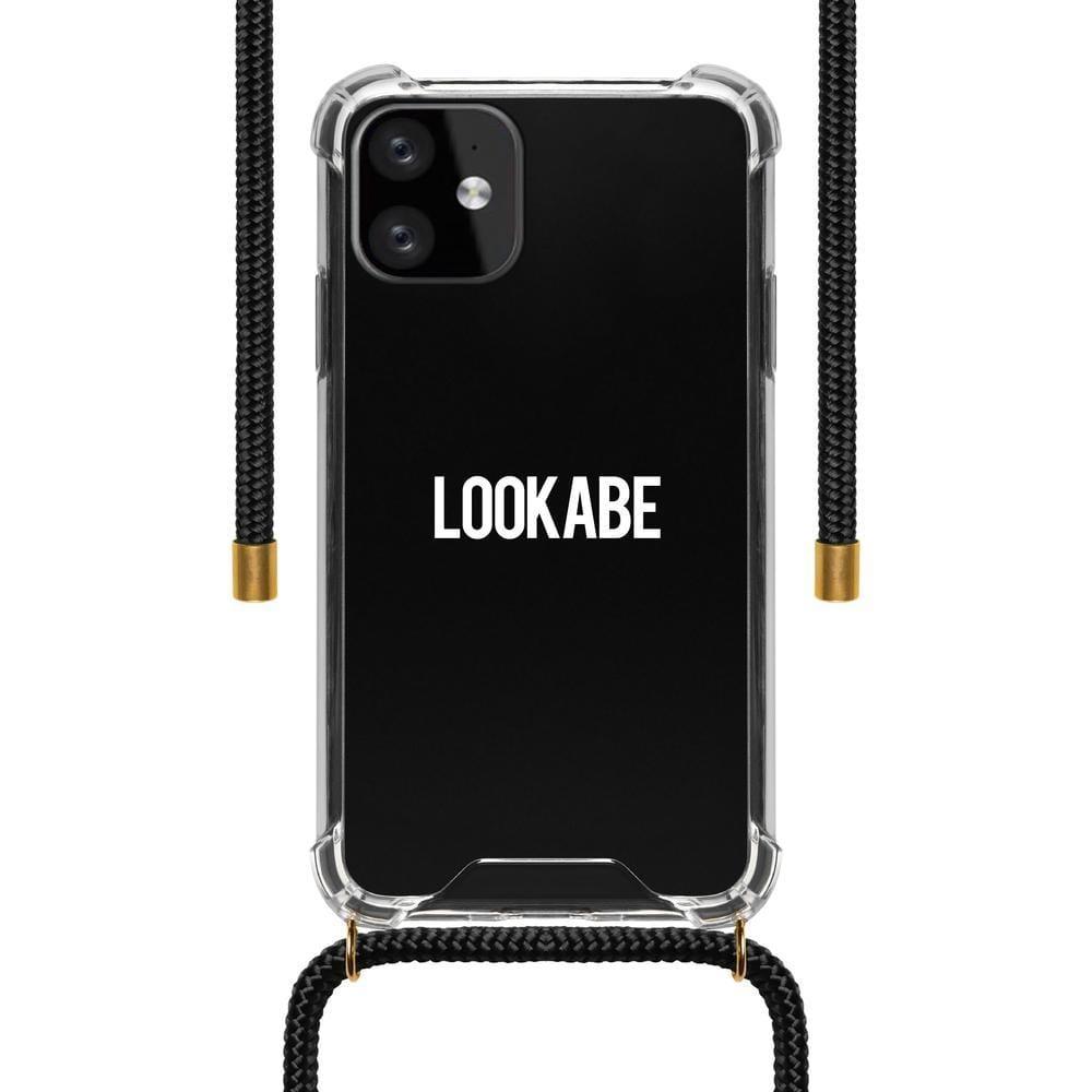 lookabe necklace clear case black cord iphone 11